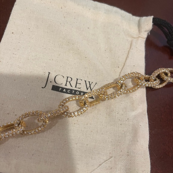 JCrew gold tone link bracelet - Picture 1 of 2